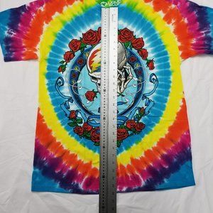 T-SHIRT 2 Lati GRATEFUL DEAD-ROSE GARDEN-BERTHA-WHEEL-TIE DYE S-M-M-L-XL-XXL-3X - Foto 6